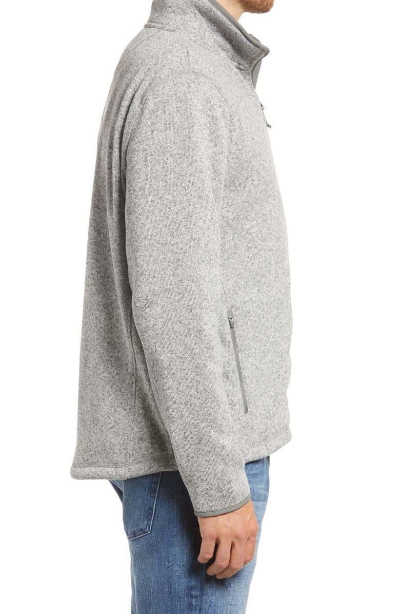 L.L.Bean Men's Sweater Fleece Jacket, Alternate, color, Grey Heather