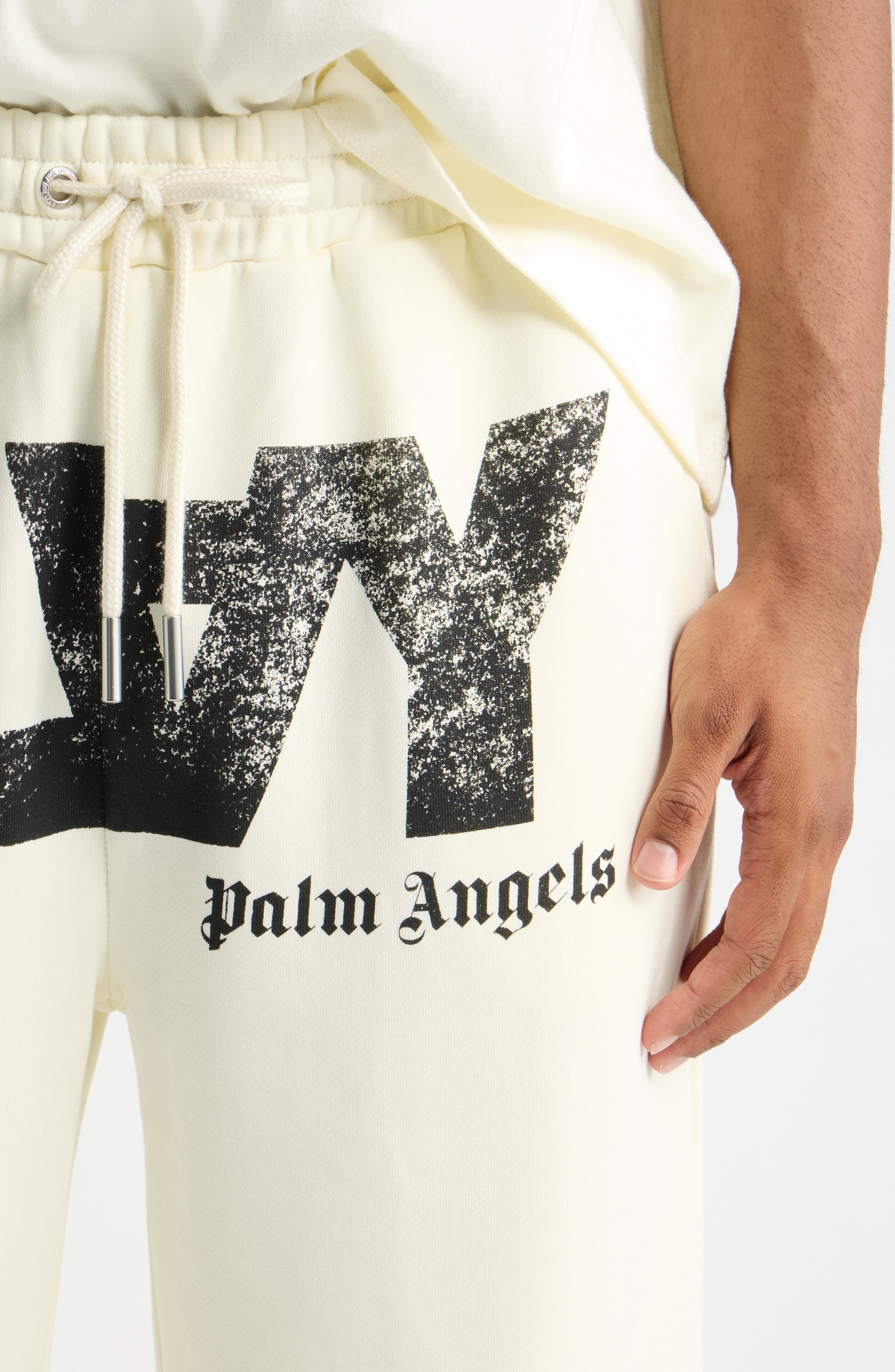 PLAY PALM ANGELS Logo Print Oversize Sweatpants (Men) | Nordstrom