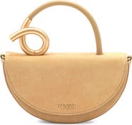 Cult Gaia Nano Azariah Suede Top Handle Bag