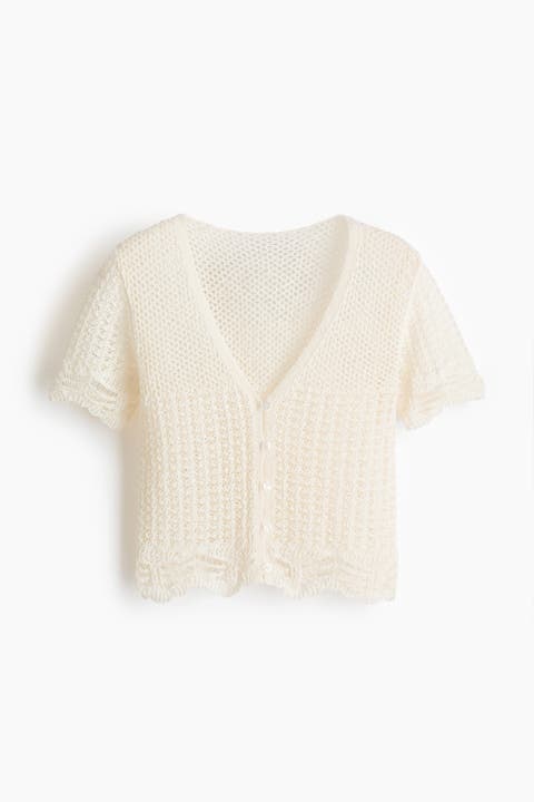 Crochet-look Beach Top