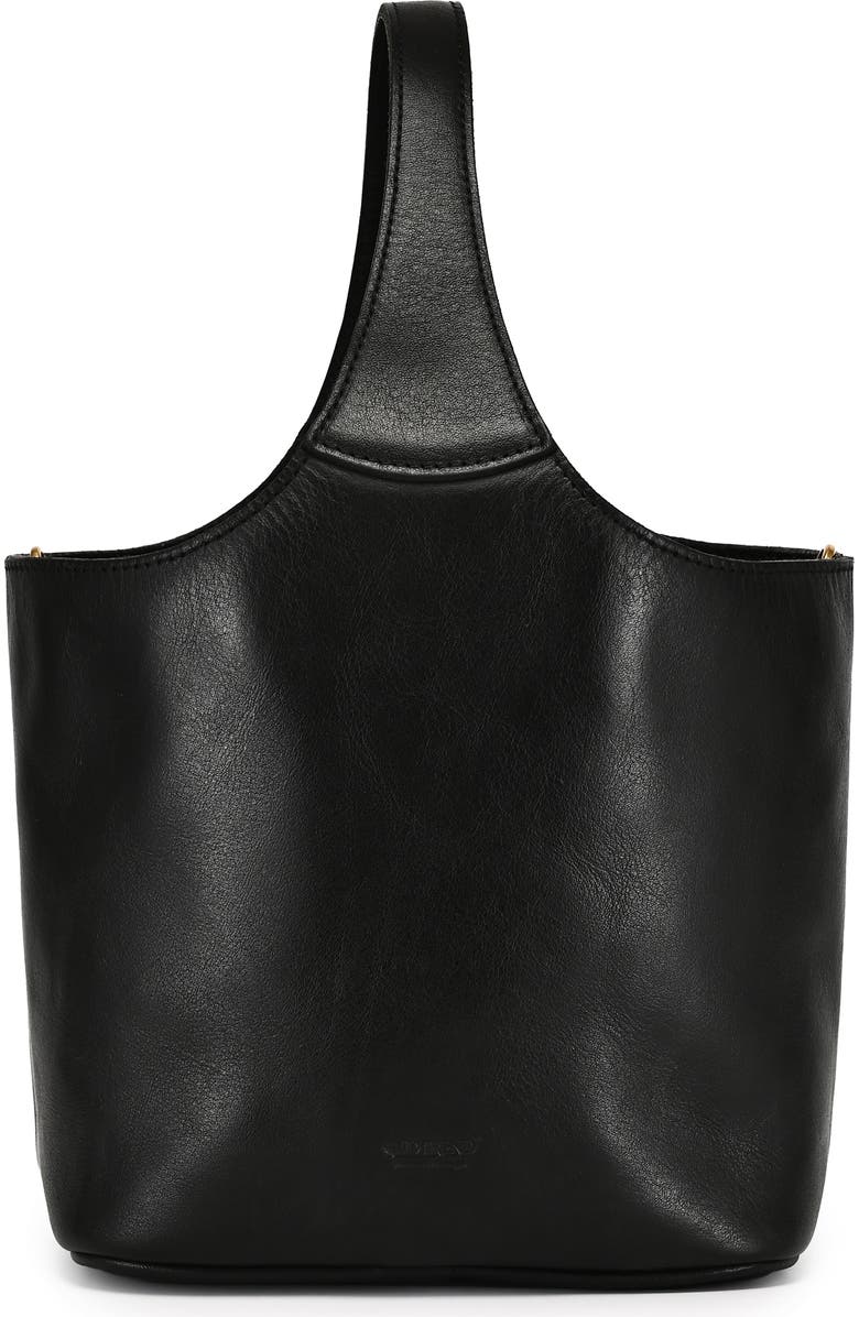 OLD TREND Napa Genuine Leather Relaxed Handcrafted Basket Bag, Main, color, Black