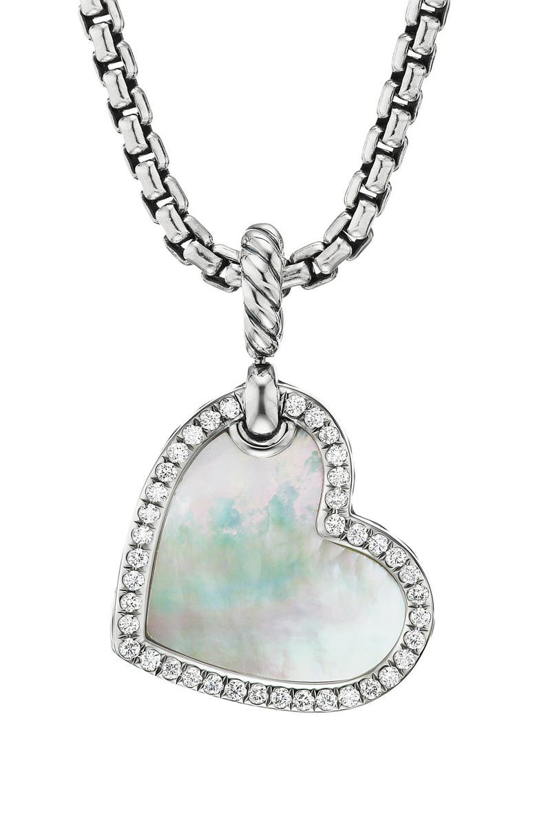David Yurman Elements Heart Pendant, Main, color, 