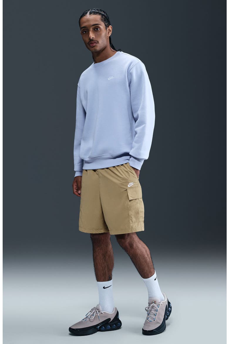 Club Utility Shorts, Alternate, color, PARACHUTE BEIGE/ WHITE