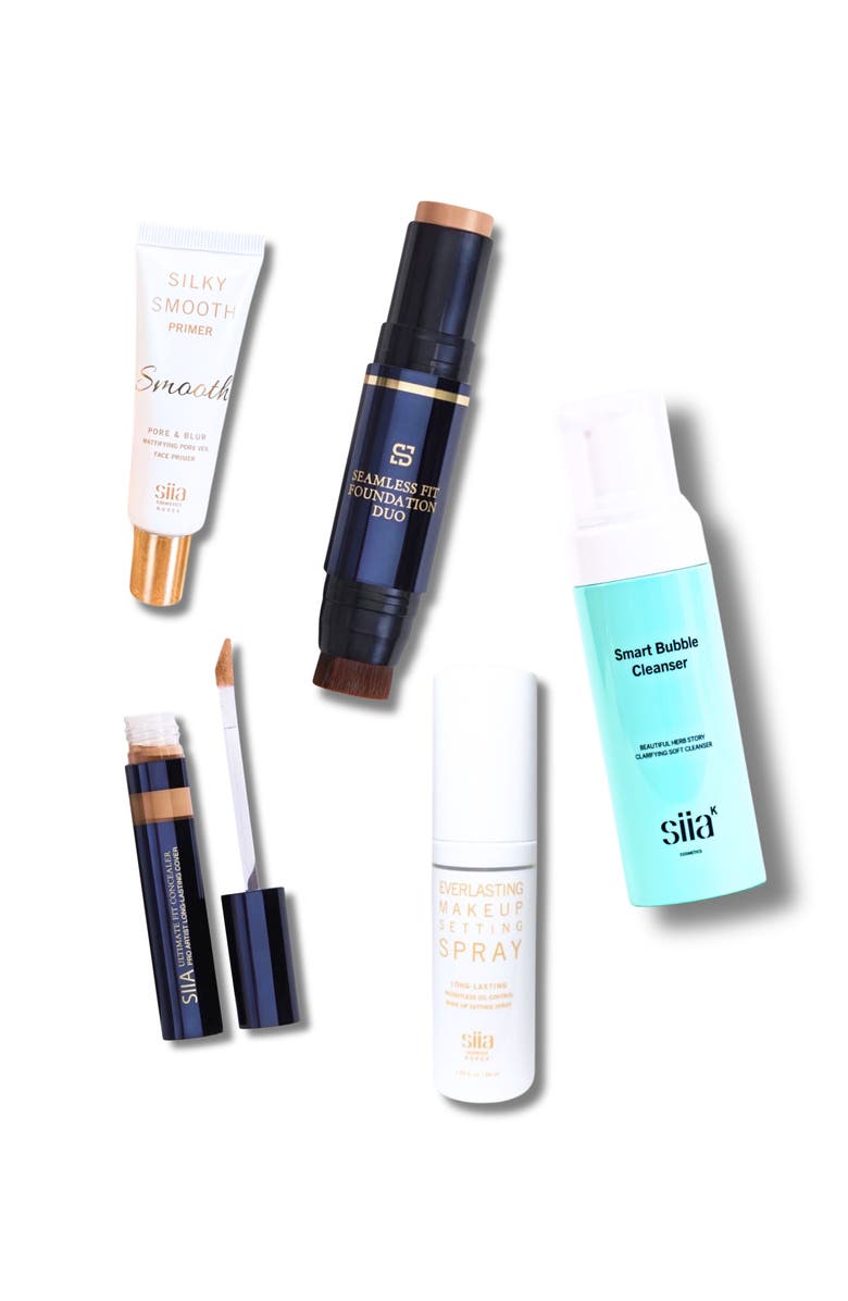 Siia Cosmetics 5-Pc. Perfect Base Collection, Main, color, Hazelnut