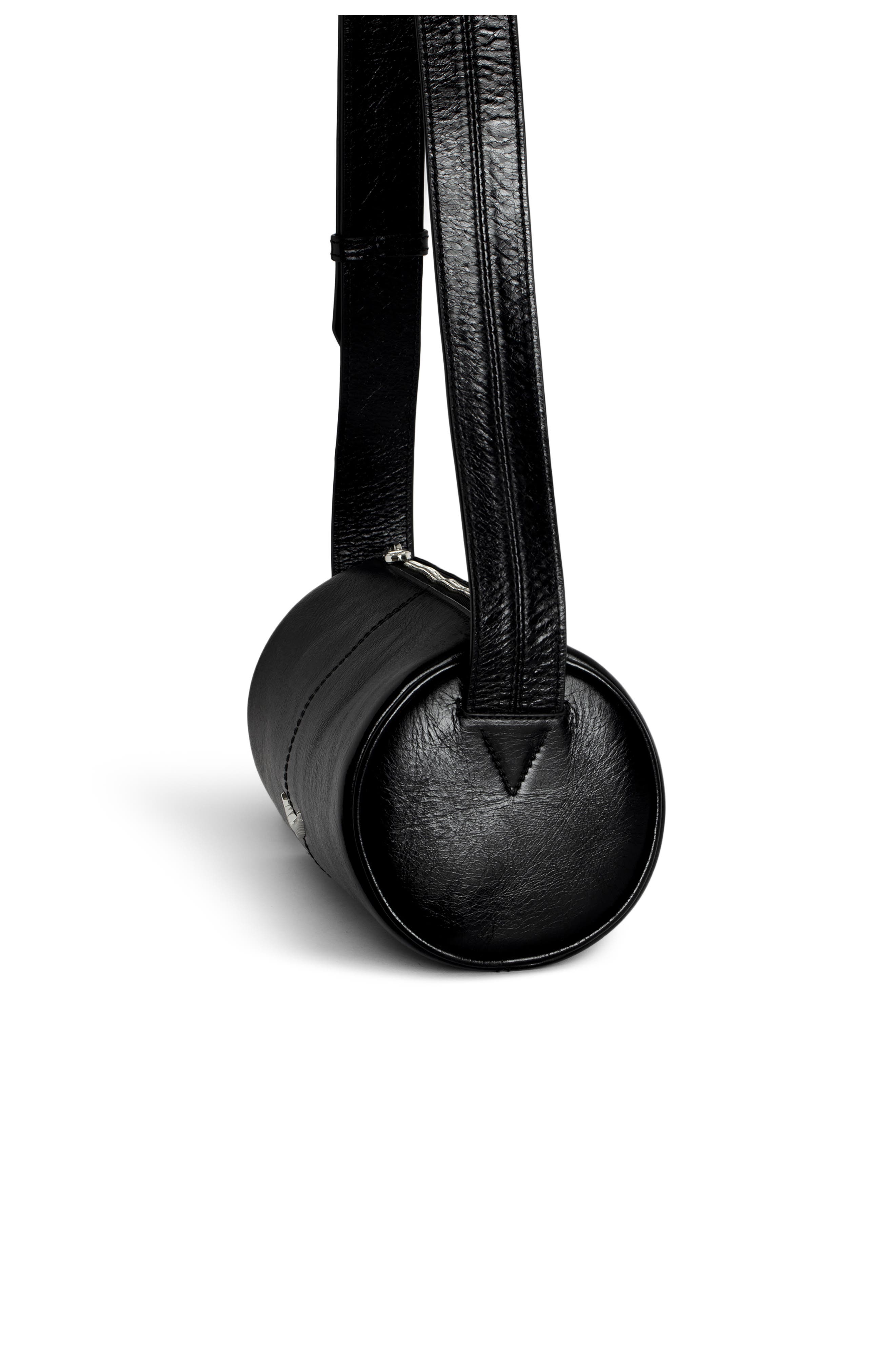 Zadig & Voltaire Le Doudou Vintage Patent Crossbody Bag, Alternate, color, 