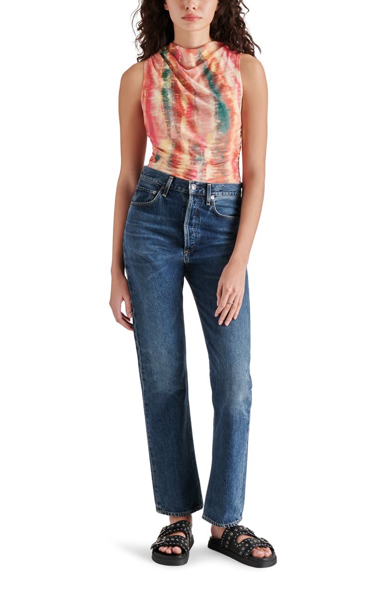 Steve Madden Dalia Cowl Neck Sleeveless Bodysuit, Alternate, color, 