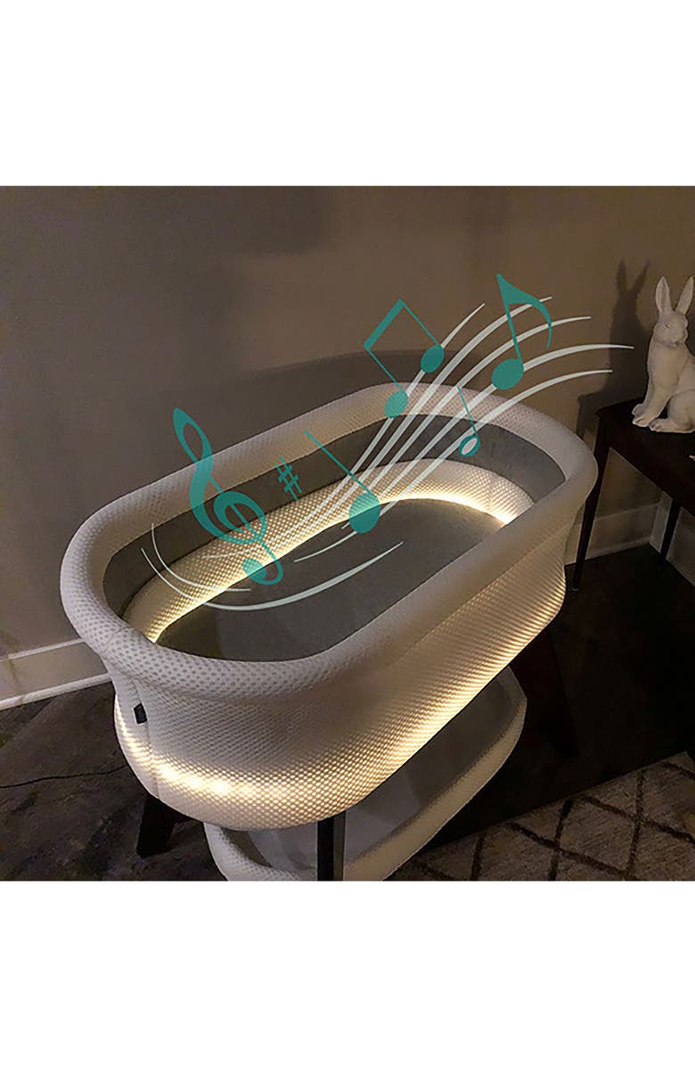 Little Partners TrüBliss<sup>™</sup> Evi Smart Bassinet, Alternate, color, White