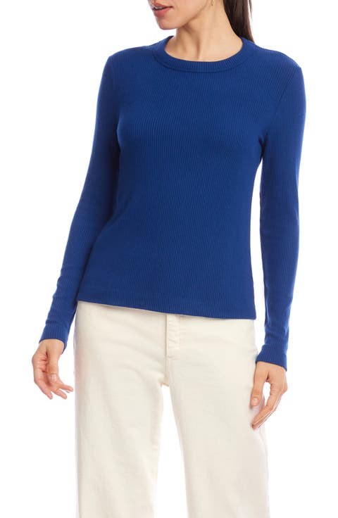 Long Sleeve Rib Top