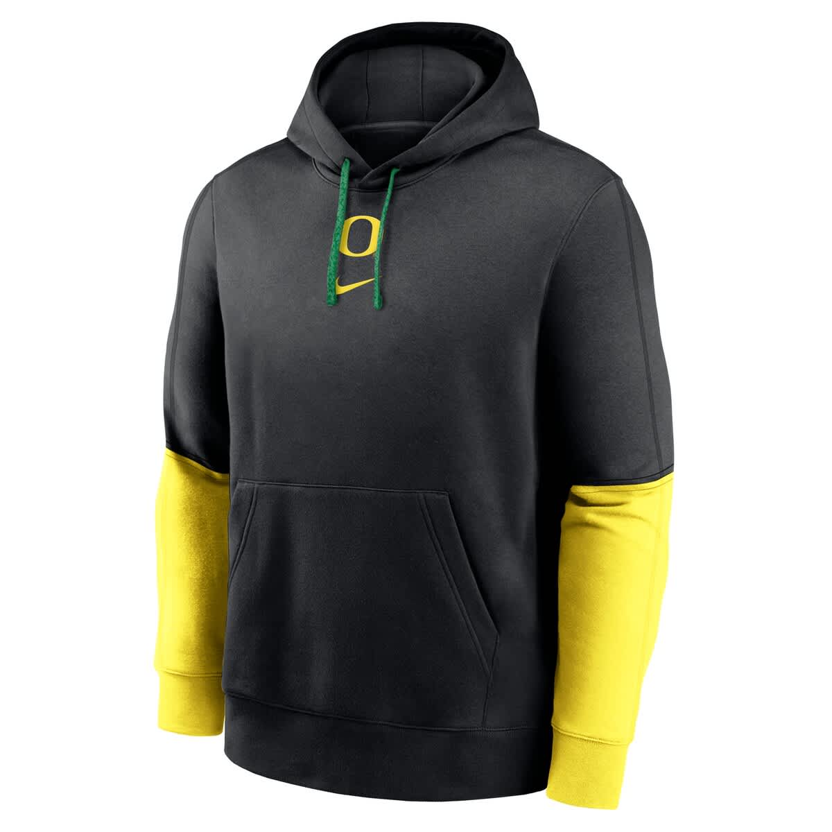 nike black yellow hoodie