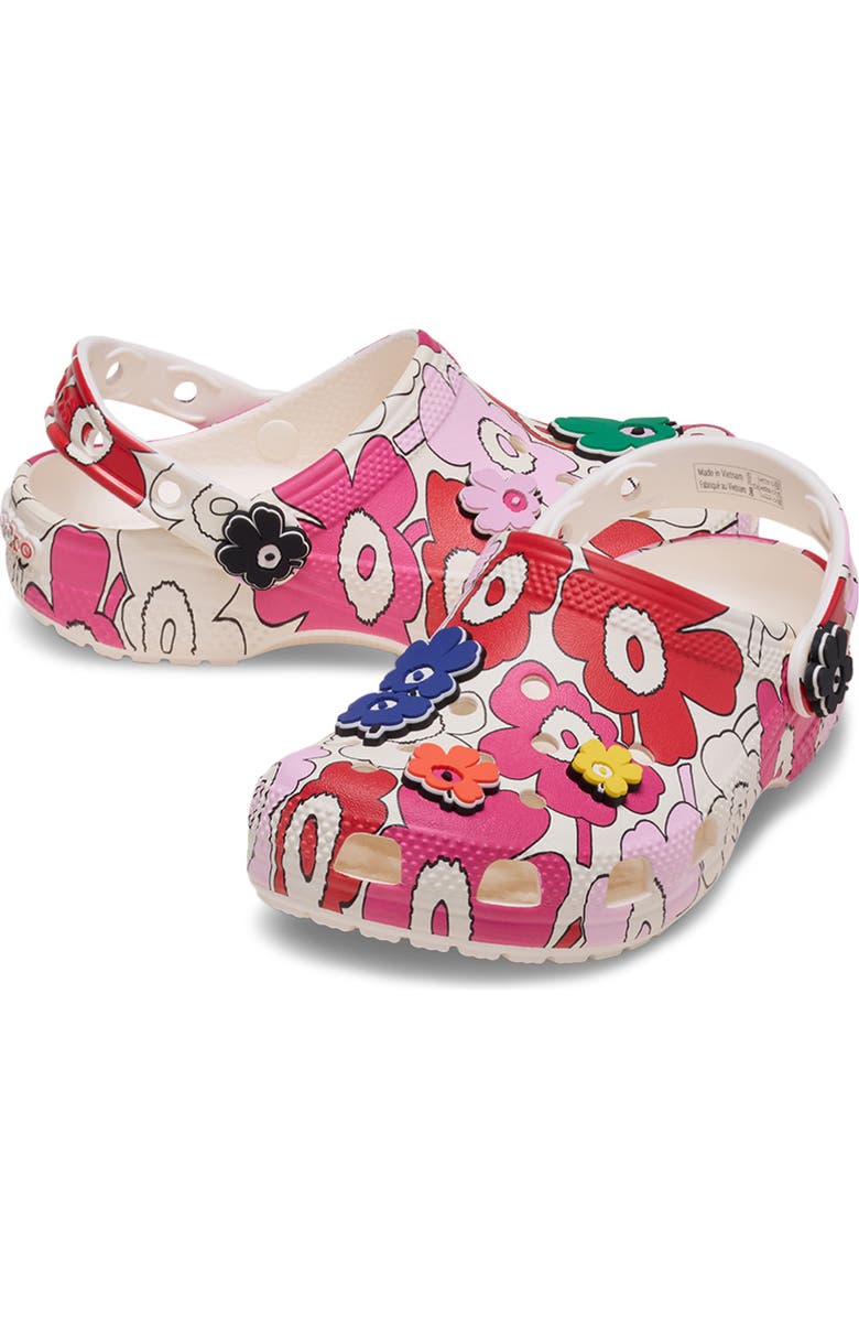 CROCS x Marimekko Kids' Classic Clog with Jibbitz<sup>™</sup> Shoe Charms, Alternate, color,