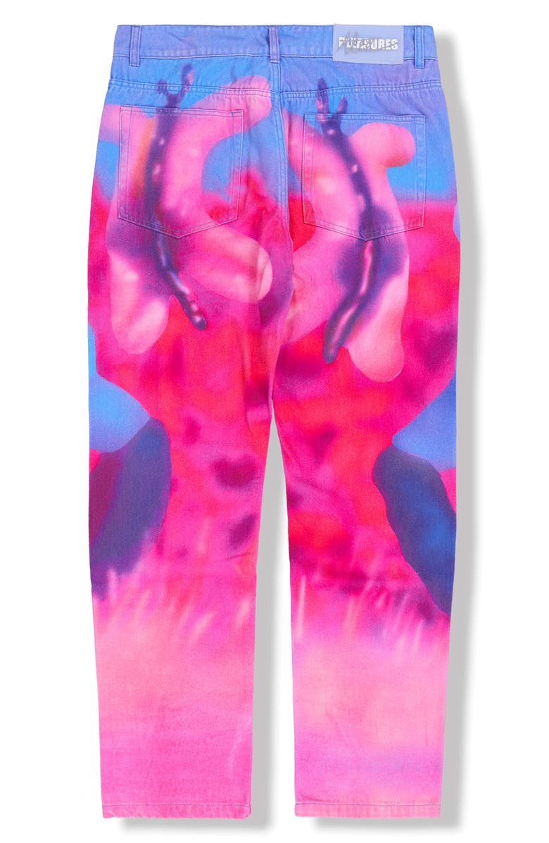 PLEASURES Interaction Bull Denim Jeans, Alternate, color,