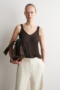 COS Open-knit Detail Tank Top