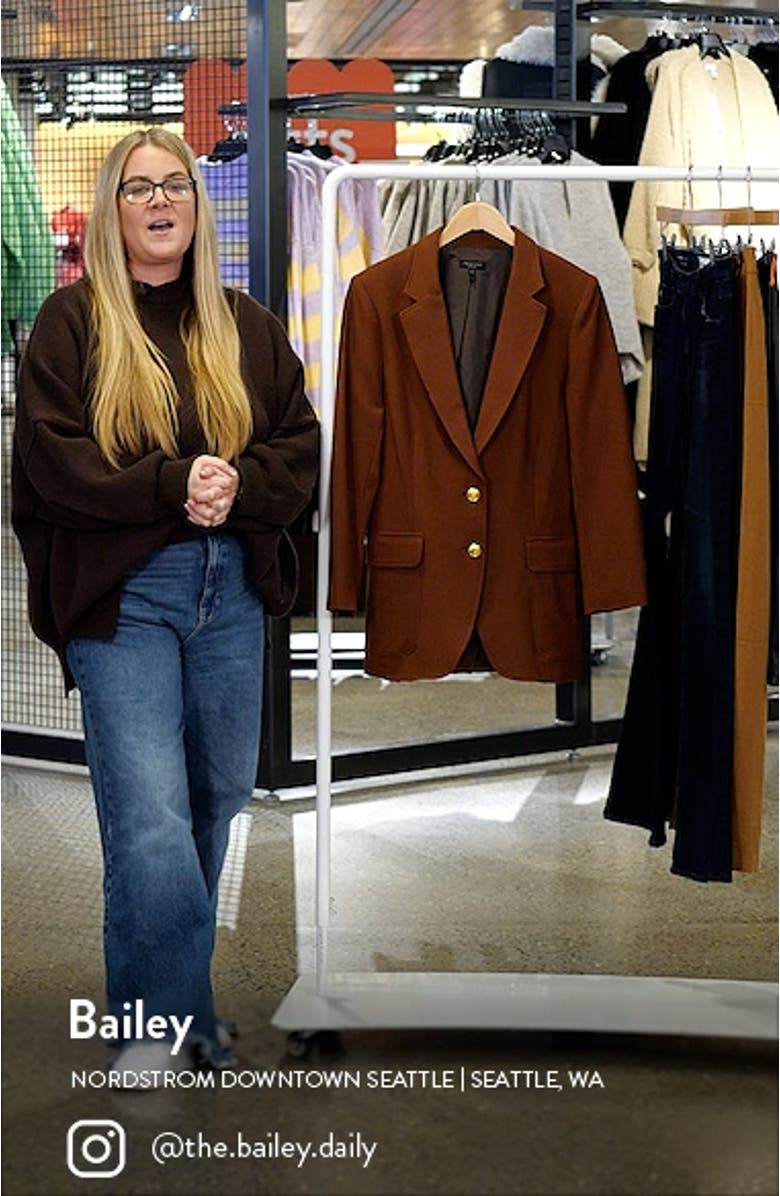 Cody Stretch Wool Twill Blazer, sales video thumbnail