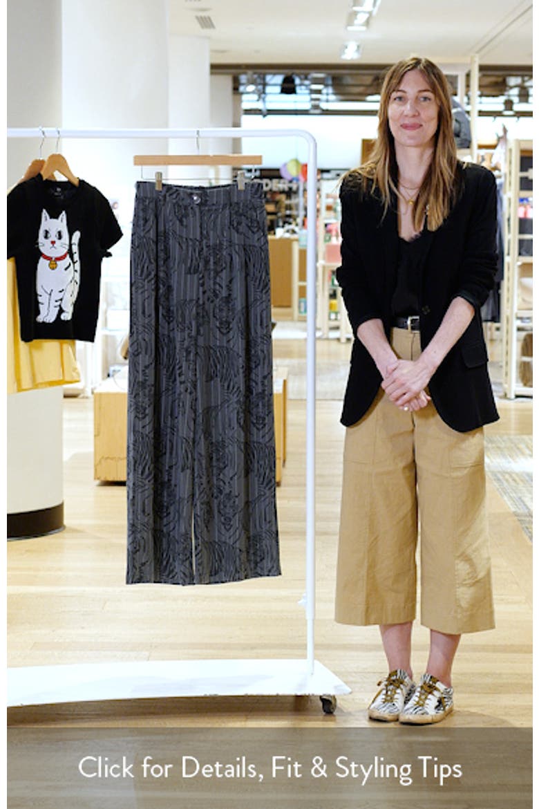 Big Cat Pinstripe Wide Leg Pants video