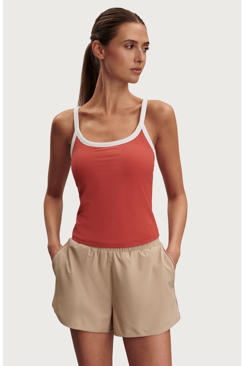 Theon Scoop Neck Performance Tank, Alternate, color, BAKED APPLE