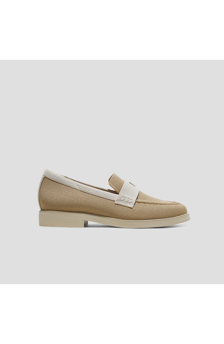 VIVAIA Classic Penny Loafers, Alternate, color, Nude Ivory