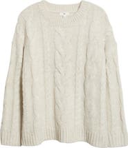BP. Oversize Cozy Cable Sweater