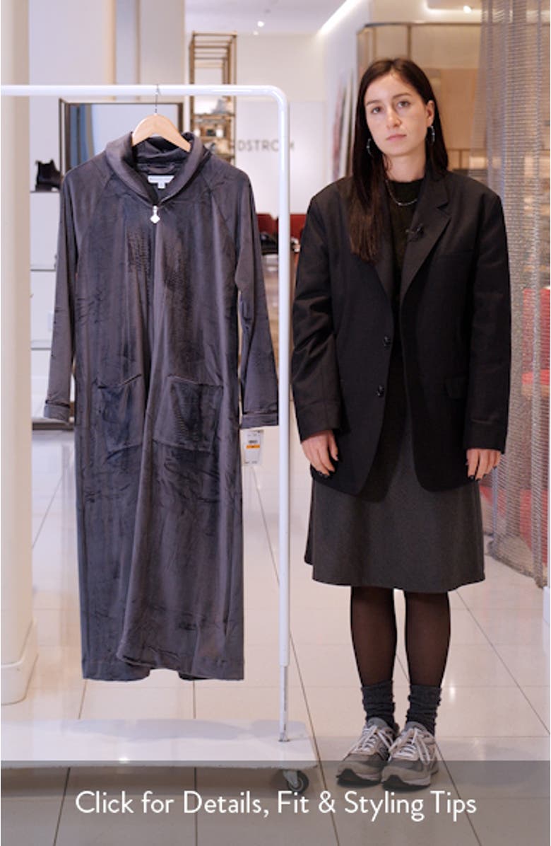 Zip-Up Longline Robe, sales video thumbnail