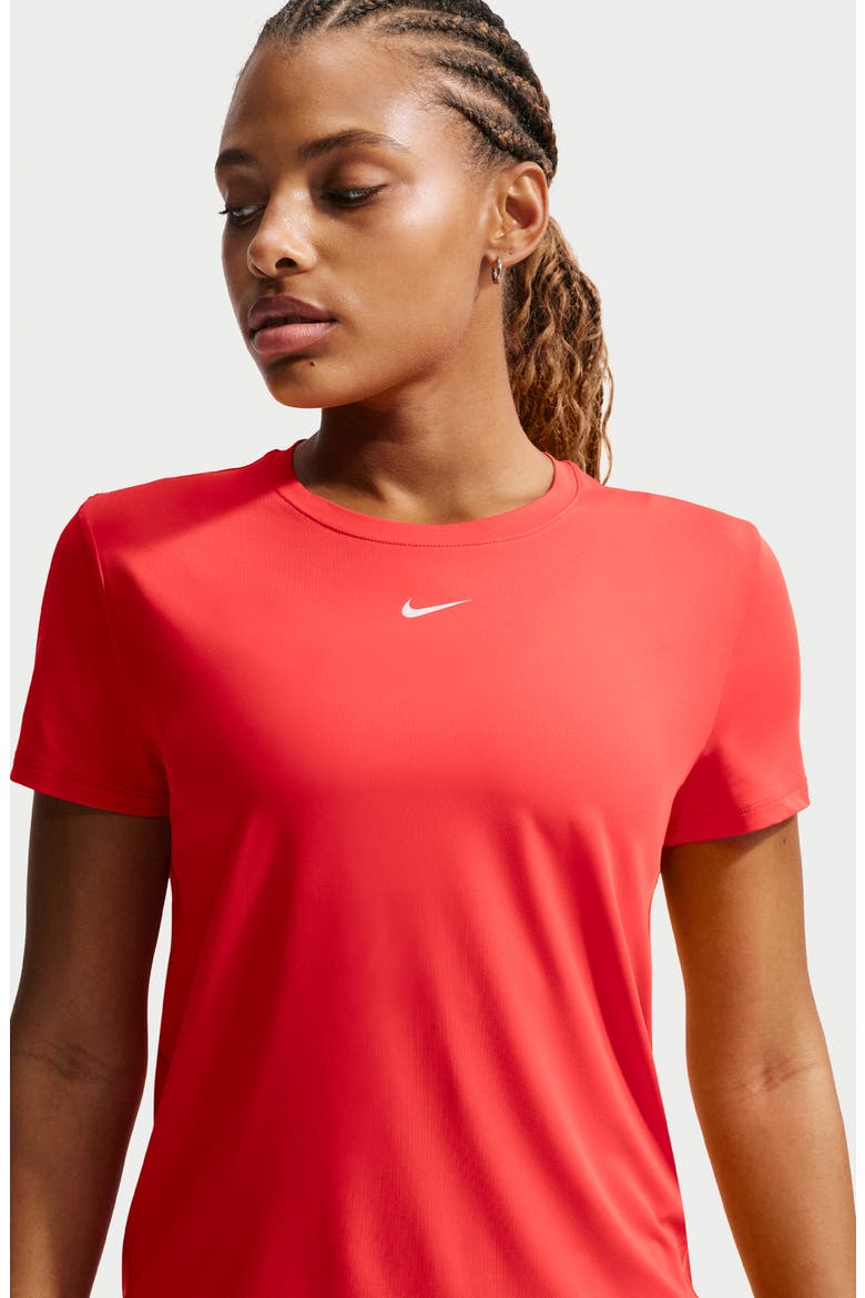 One Classic Dri-FIT Training Top, Alternate, color, LIGHT CRIMSON/ WHITE