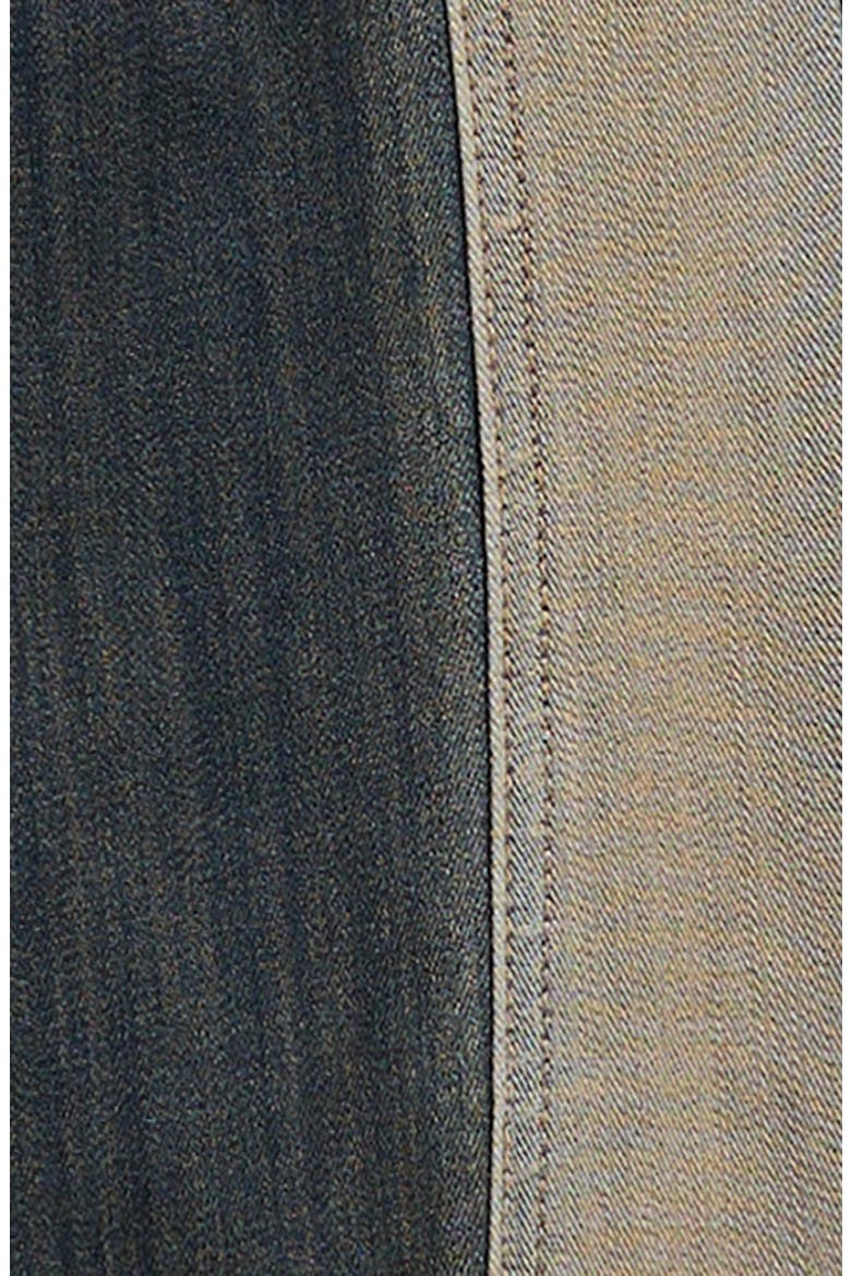 Kids' Colorblock Flare Leg Jeans, Alternate, color, VINTAGE WASH