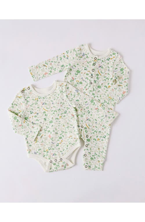 Pehr Henley Organic Cotton Romper In I Spy