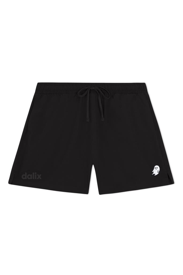 Womens Ghost Midweight Active Shorts, Main, color, Black