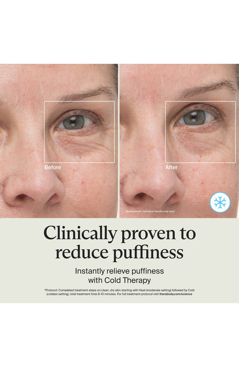 Therabody TheraFace Depuffing Wand, Alternate, color, White