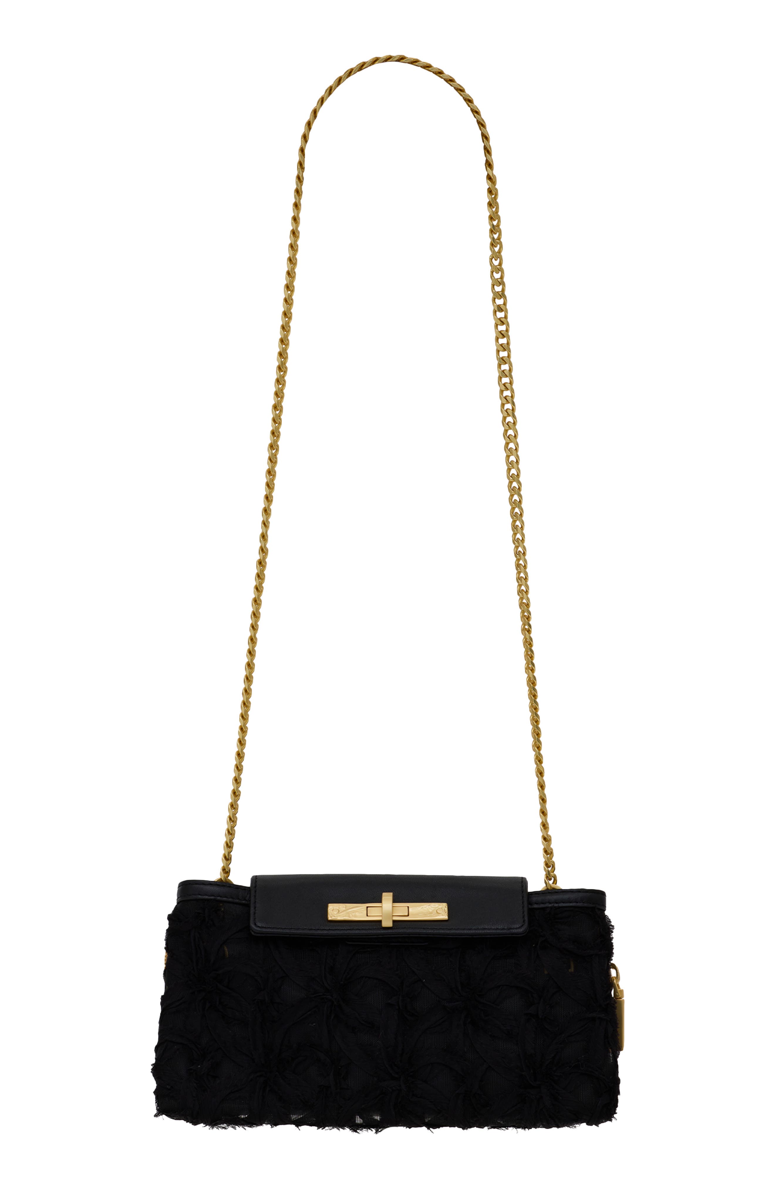 HAMMITT Small Midsummer Clutch, Alternate, color, Midsummer Night/ Brushed Gold