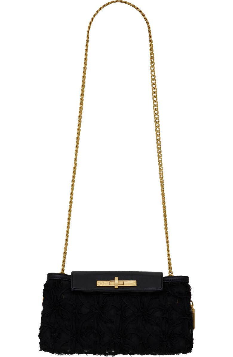 HAMMITT Small Midsummer Clutch, Alternate, color, Midsummer Night/ Brushed Gold