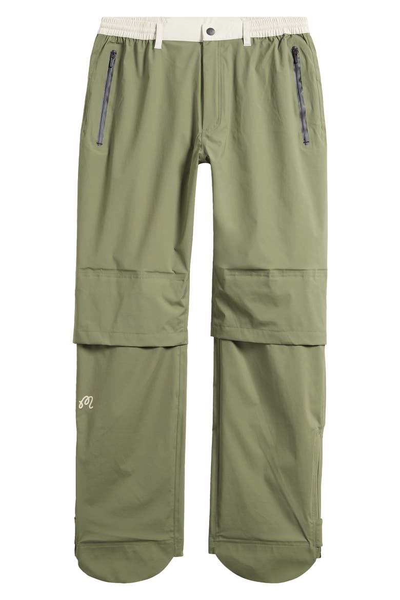 Flint Foraging Rain Pants, Alternate, color, OLIVINE