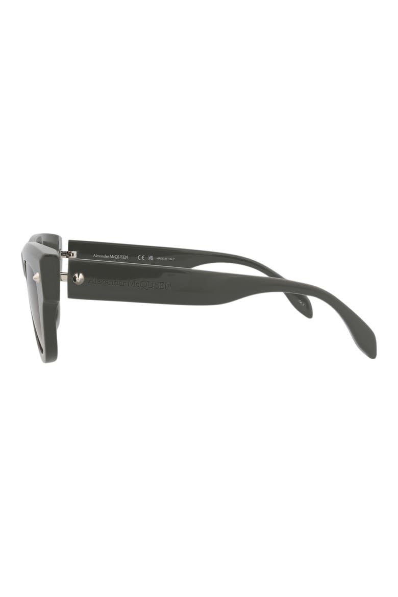 51mm Square Sunglasses, Alternate, color, GREY GREY BROWN