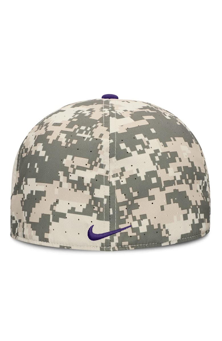 Nike Men's Nike Digital Camo LSU Tigers 2025 Dugout True Performance Fitted Hat, Alternate, color, 