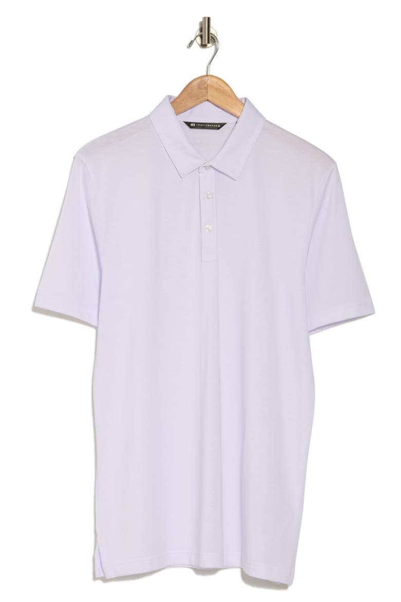 TRAVIS MATHEW The Zinna Polo Shirt, Alternate, color, WHITE