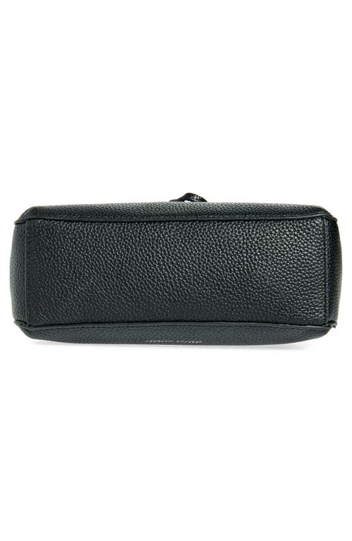Rebecca Minkoff Darren Leather Top Handle Messenger Bag In Black