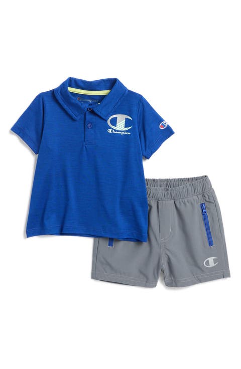 Active Polo & Hybrid Shorts Set (Baby)
