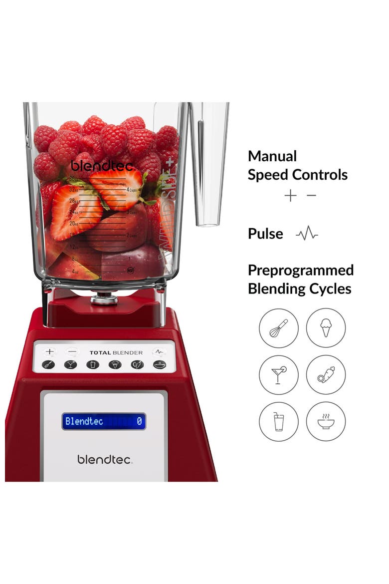 Total Classic Original Red Professional Grade Blender, Alternate, color, Red