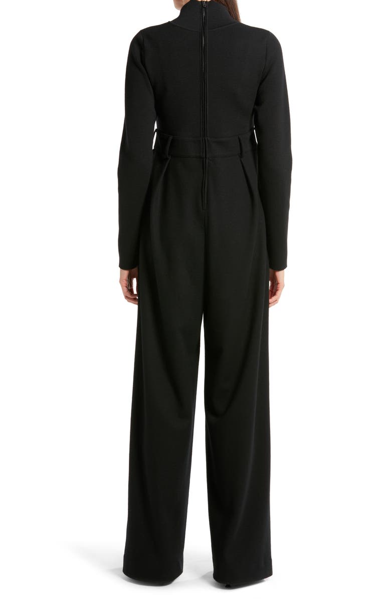 The Row Celeste Long Sleeve Wool Jumpsuit, Alternate, color, 