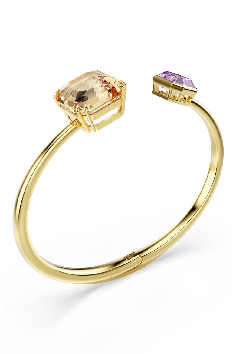 Millenia Open Bangle Bracelet, Main, color, GOLD/ MULTI