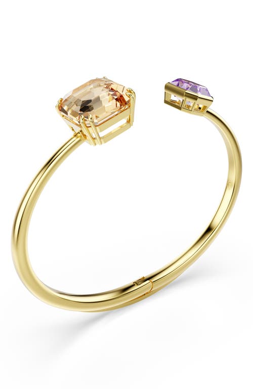 Swarovski Millenia Open Bangle Bracelet In Gold