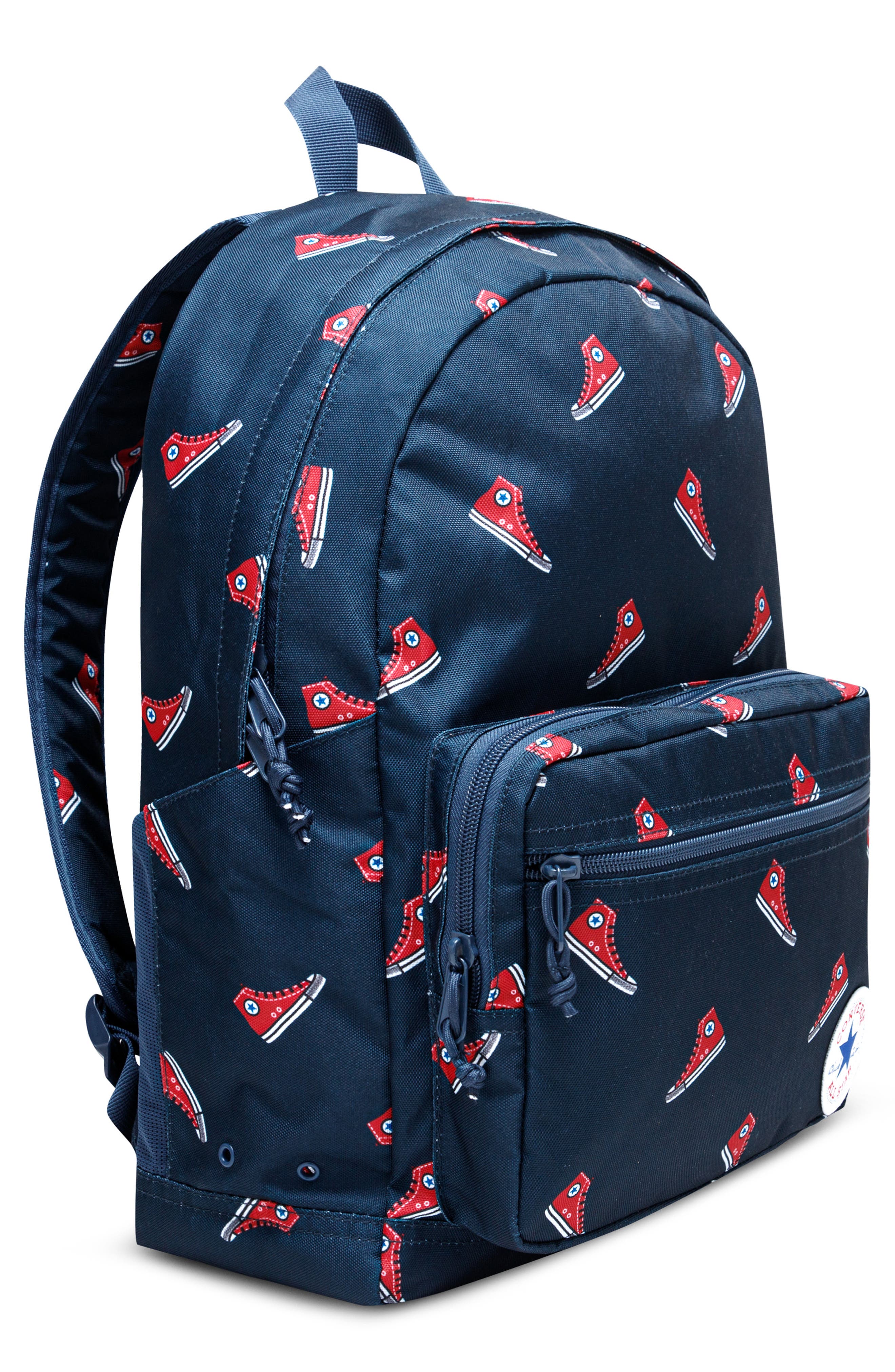 Converse Go 2 Backpack, Alternate, color, Converse Navy/ Converse Red