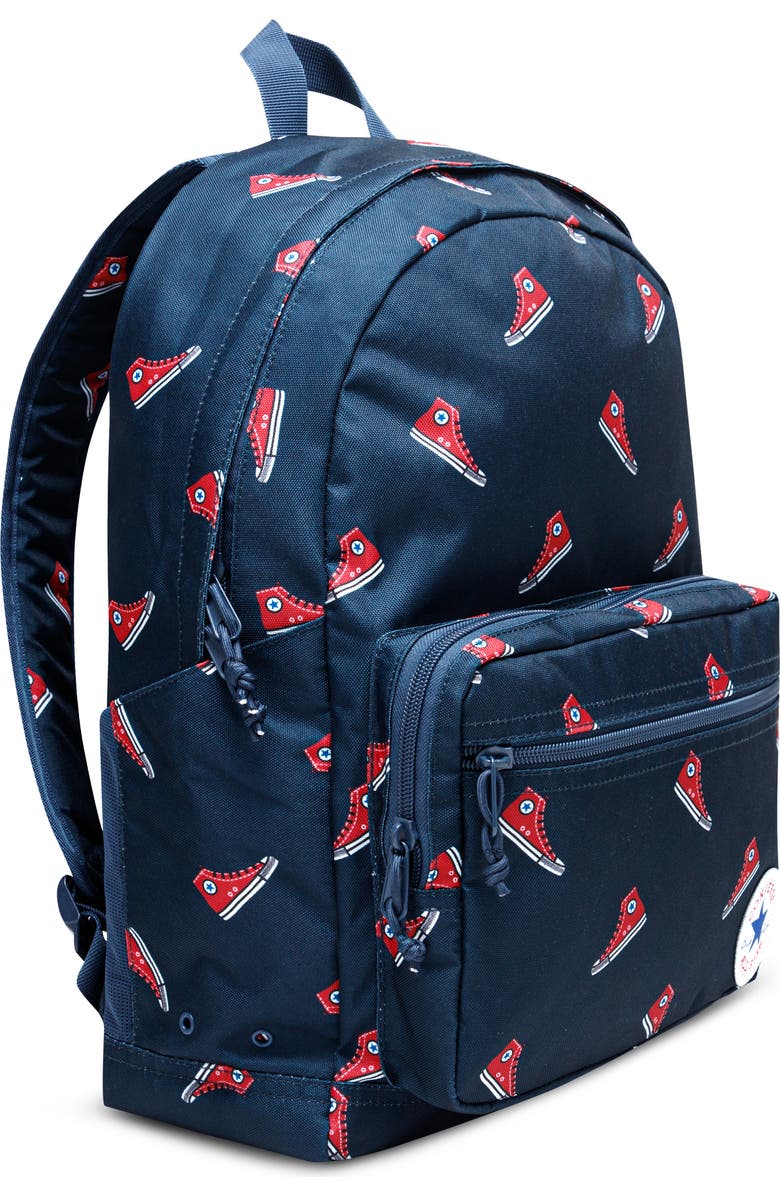 Converse Go 2 Backpack, Alternate, color, Converse Navy/ Converse Red