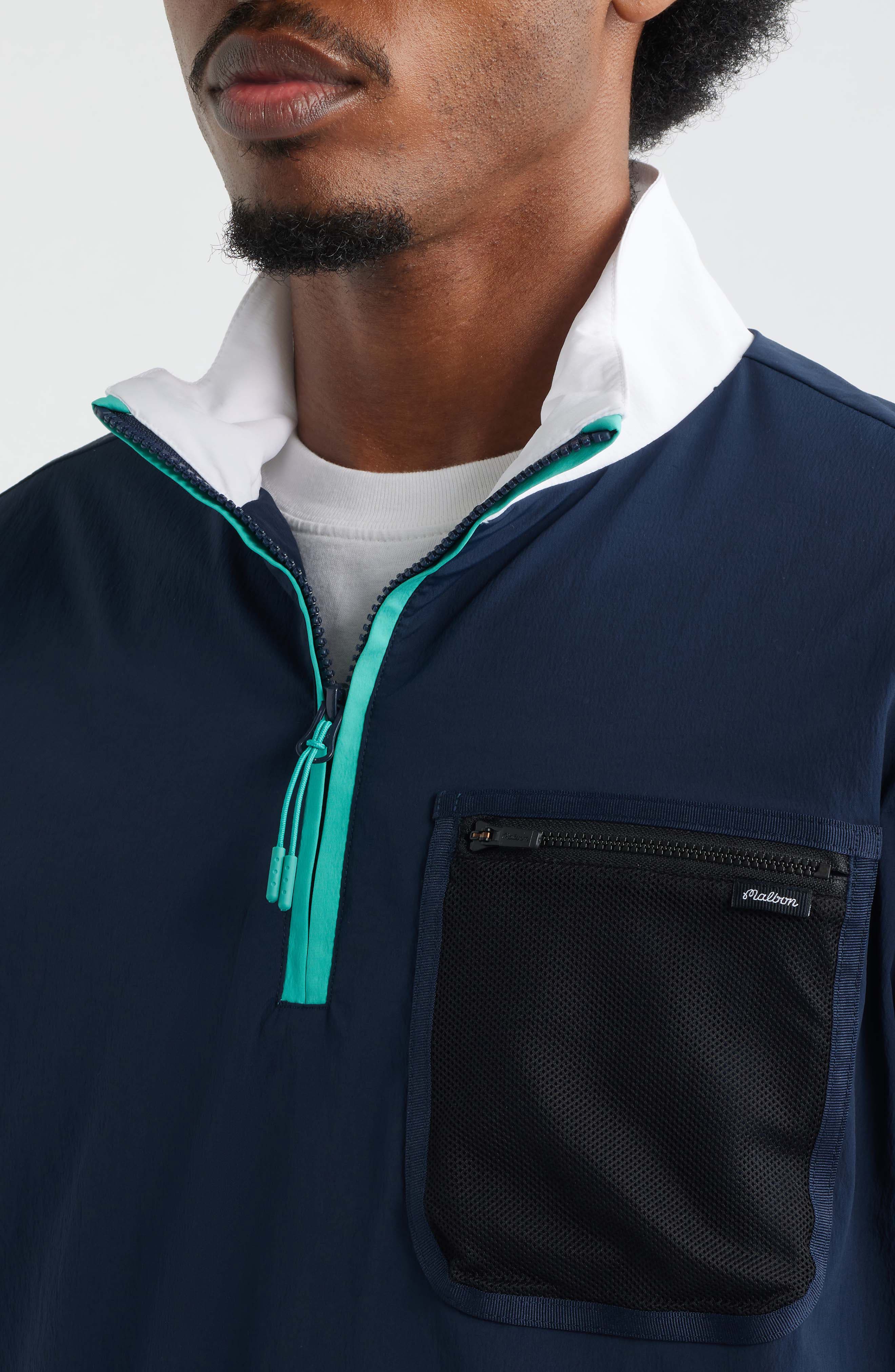 Cascade Colorblock Quarter Zip Windshirt Pullover - image 2