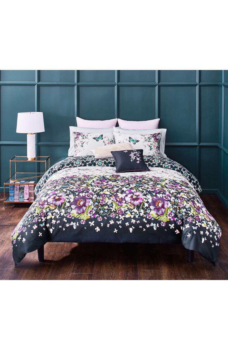Ted Baker London Entangled Enchantment Comforter & Sham Set, Main, color,