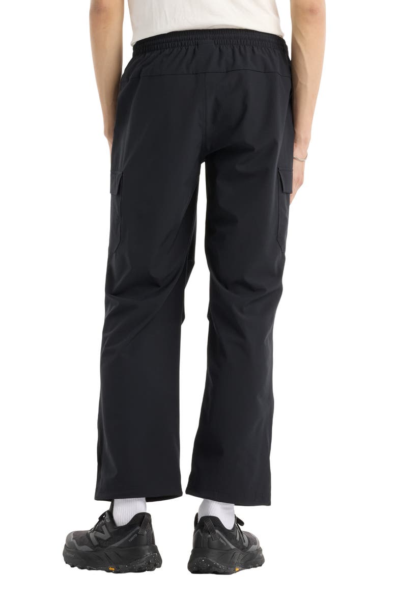 Water Resistant Stretch Ripstop Cargo Pants, Alternate, color, BLACK
