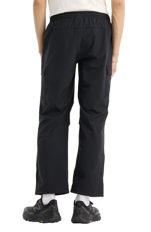 New Balance Water Resistant Stretch Ripstop Cargo Pants In Black