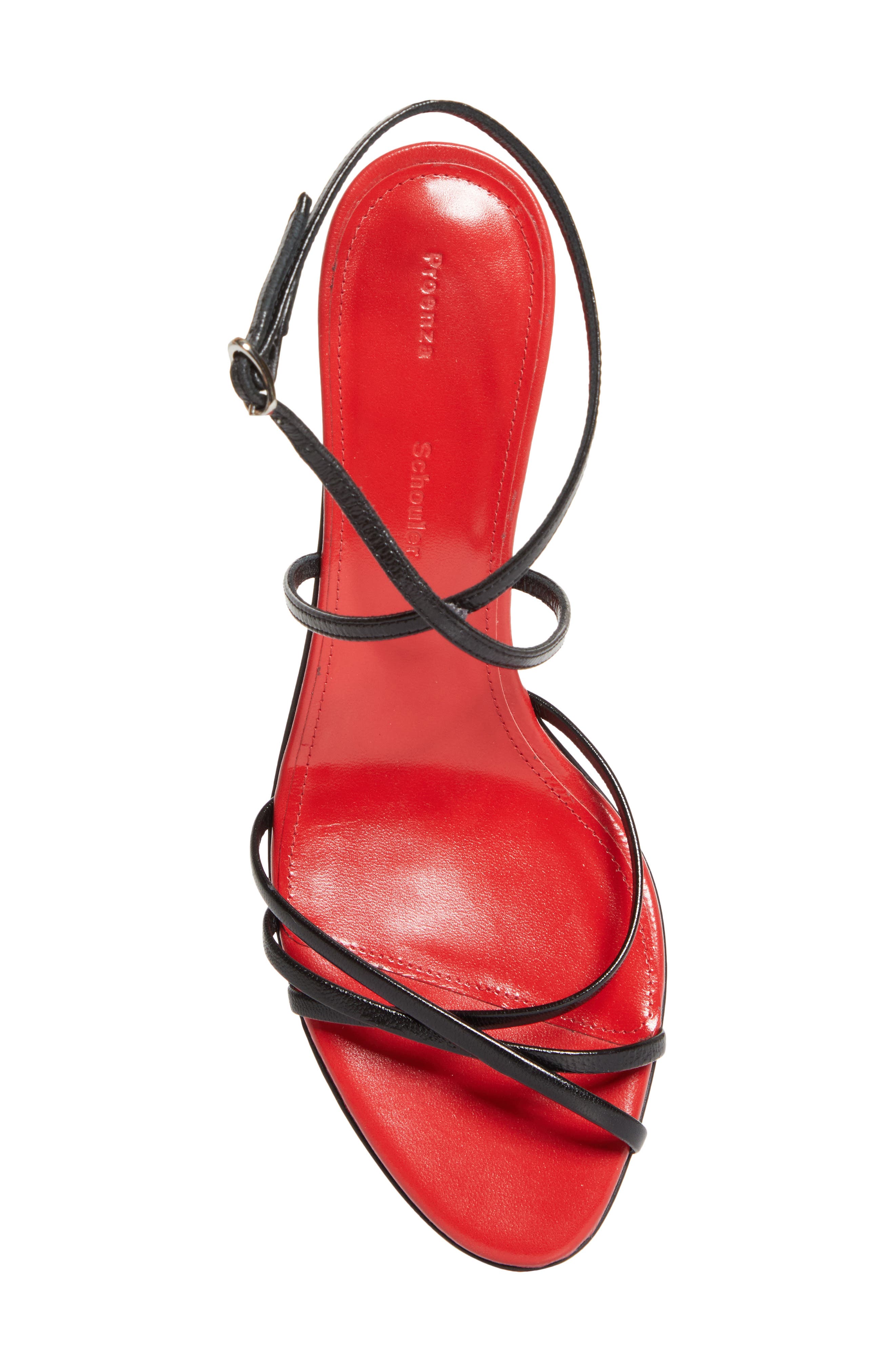 Proenza Schouler Uma Ankle Strap Sandal, Alternate, color, Red