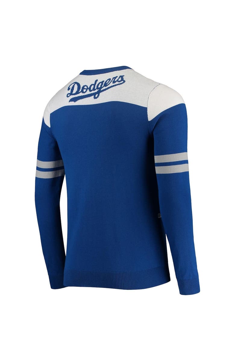 FOCO Men's FOCO Royal Los Angeles Dodgers Ticket Light-Up Ugly Sweater, Alternate, color, 