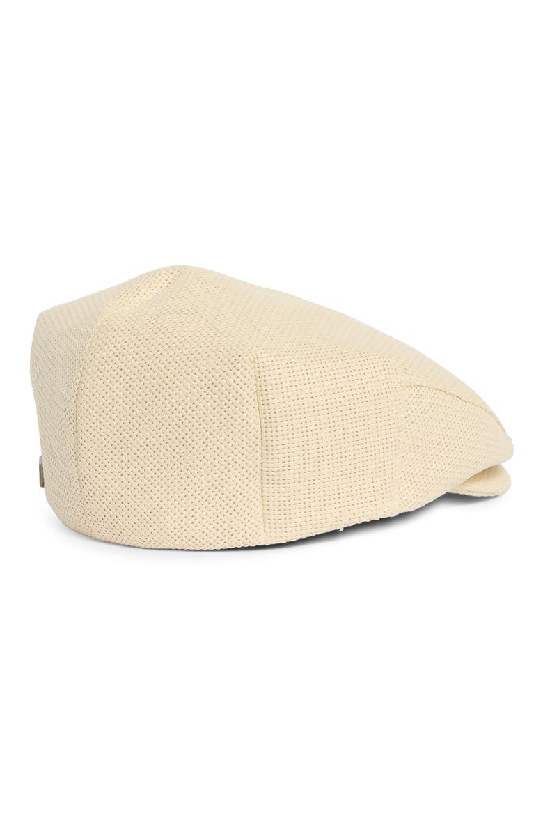 Hooligan Herringbone Driving Cap, Alternate, color, NATURAL STRAW