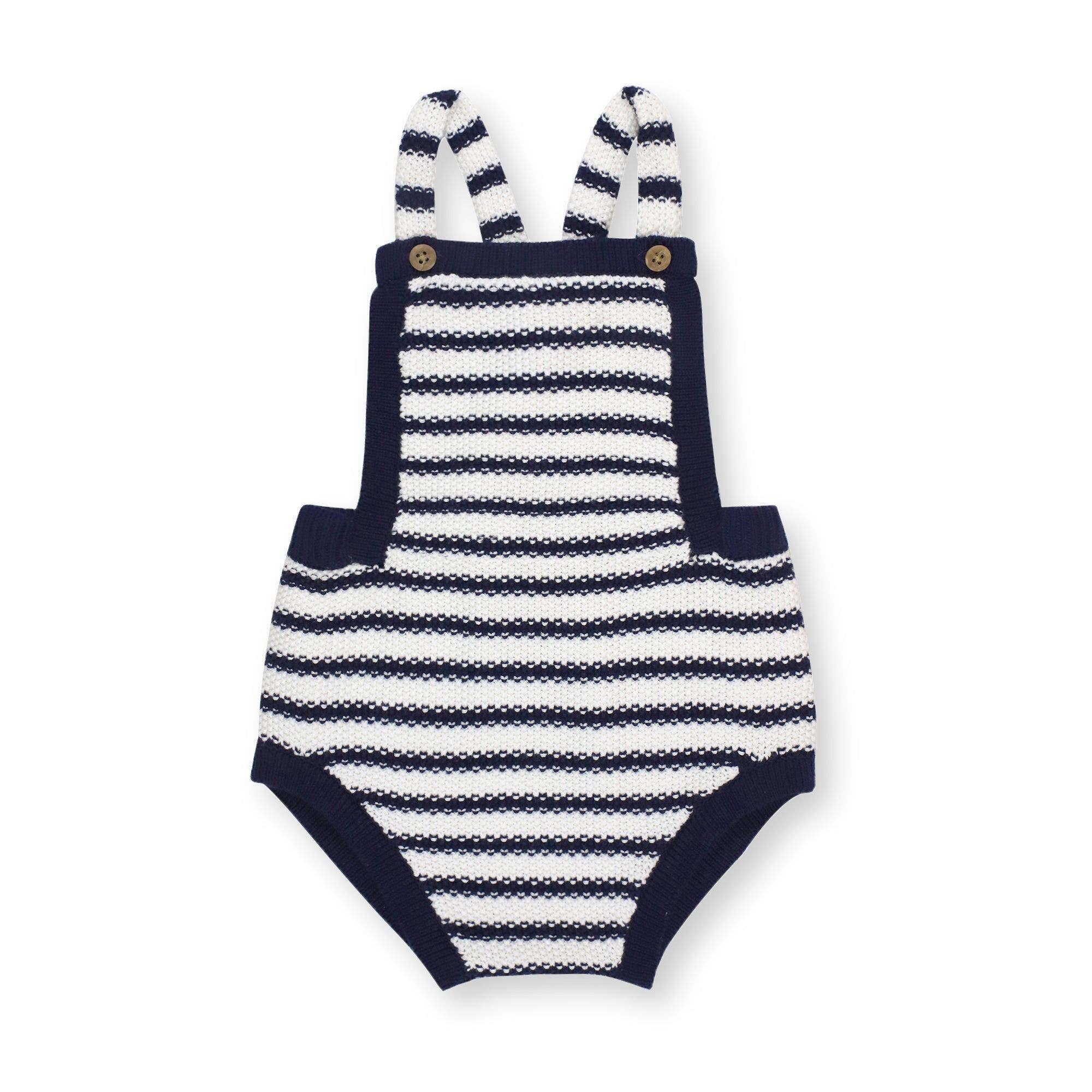 selected Navy and White Stripe