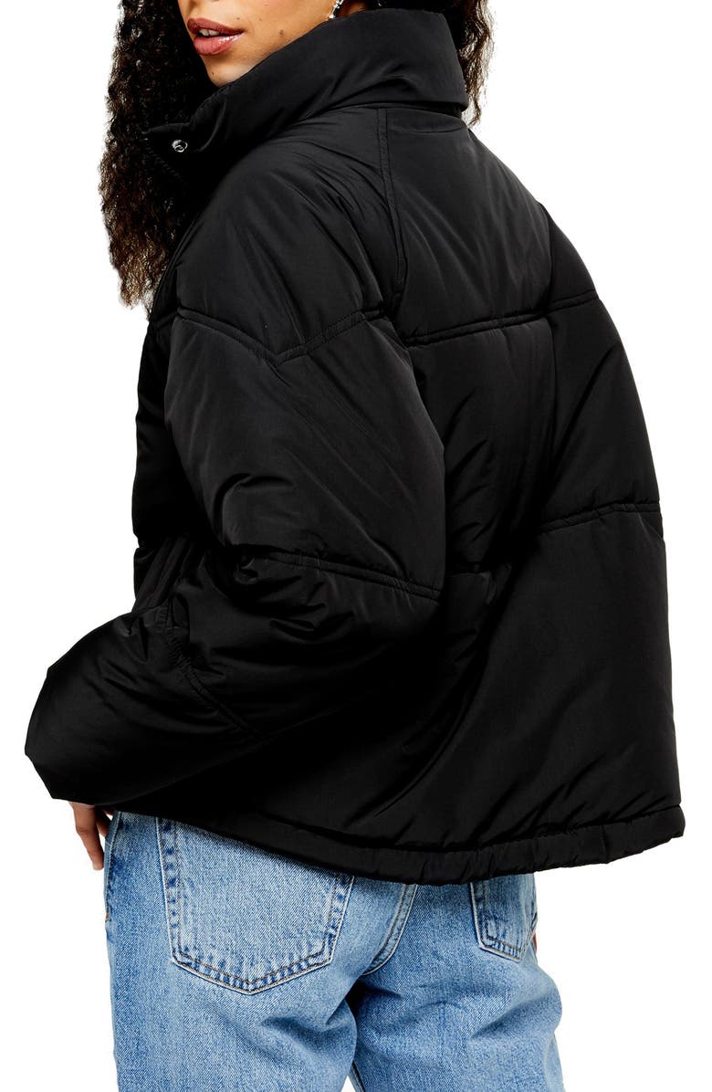 Topshop Sasha Puffer Jacket, Alternate, color, 